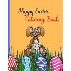 Happy Easter Coloring Book Paperback, Elena Craciun, English, 9781684743728