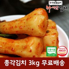 한국농협김치 국산 재료 진안 마이산 총각김치 3kg, 1개