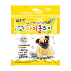 아모스 5000 탱탱아이클레이 파우치 110g, 흰색