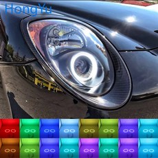 LED Eyes 자동차 컬러 제어 등 Angel DRL 2008 Halo 원격 최신 Ring Alfa RF Mito 라이트 Romeo RGB 액세서리 2015 Eye 멀티 헤드, 1개