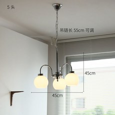 미니 샹들리에 샹들리제 카페 거실 엔틱 주방 식탁 눈꽃 마카롱 조명, MD-0481 샹들리에 화이트 쉐이드 3개