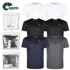 네파 네파 2종팩 공용 테크팩 라운드 티셔츠_7HG5300