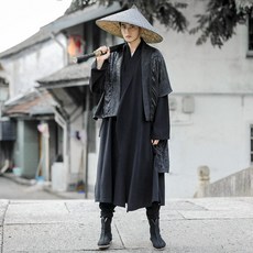 QT4023협객 두루마기 P150 고대복장 의협심이 강함 고객서비스 영상 극 연극 의상 차이나 도포 있다 에스닉