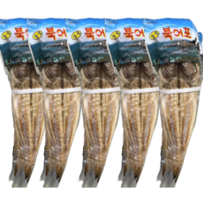 청정 북어포 제사포 제수포 명태100프로 전기건조, 5개, 중사이즈 (1마리 당 약40cm/약40g 이상)