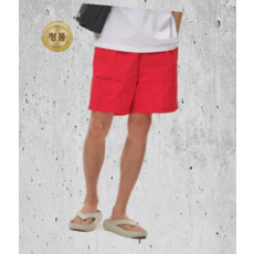 매장정품 스노우피크 어패럴 SNOWPEAK APPAREL 타슬란 우븐 반바지 Red S24MULHP64 S24MULHP64RD 1225532