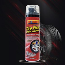 Mechanic's 타이어 펑크액 응급 수리제 빵구 펑크복구제 타이어수리 425g(15oz), 1개