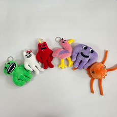 반반유치원 반반의유치원 키링 인형 피규어 6개 세트 12CM 캡틴 피들스 슬로우 셀린 반발리나 스팅어 플린 졸피우스 오필라 버드 점보 조쉬 납납 토드스터 공포 게임