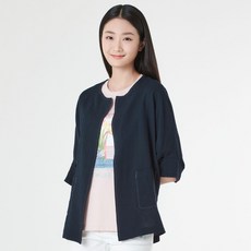 [지센] 린넨라이크 오픈형 자켓 LCJKM422-NA
