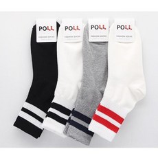 [마로리빙+할인점]_동아 여자 패션양말(목굵은줄) 3켤레 발목양말 여자양말 스니커즈양말 남자양말 패션양말주퍼스리빙