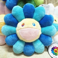 일본정품 카이카이키키 플라워 쿠션 30cm 60cm 인테리어 소품 장식용, 02 블루페이스