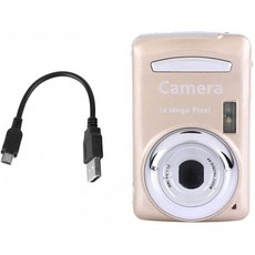 [독일] Oumij 디지털 비디오 카메라 미니 캠코더 야외 카메라 2MP 720P 30FPS 4X 줌 HD 디지털 카메라 (, 단일옵션