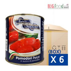 롱고발디 포모도리 필라티 토마토홀 2.55kg X 6개 (BOX), 1개