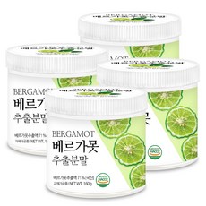 푸른들판 먹는 베르가못 추출물 분말 가루 bergamot 버가못 베르가모트, 4개, 160g