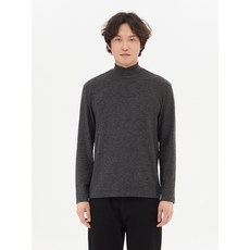 탑텐 TOPTEN 남성 모크넥 인터록 긴팔티_MSD4TU1001 417745