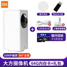 cctv 홈캠 팻 아기 베이비 반려견 아파트 현관 집앞 방범용 스마트폰 연동 도어 오피스텔, 빅+64G 메모리 카드(선물세트)