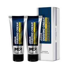 미프 쉐이빙 크림 80g x 2개 - 아쿠아 MIP Shaving Cream 80g x 2 - Aqua