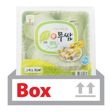 그래도푸드 웰빙무쌈(와사비) 2.8kg x 4개(박스), 단품