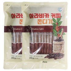 아라비카 커피 쫀디기 추억의 쫀드기, 200g, 2개