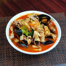 수제 직접 볶은 일반 간편조리 캠핑용 직화 삼선 짬뽕, 1개, 950g