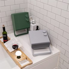 NEW 바툼 붙이는 욕실온풍기 메종 북유럽 감성 디자인난방기 인테리어 욕실 화장실 히터, 윈터 그레이, 윈터 그레이