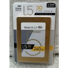 Team Group L5 2.5 240GB SATA III 3D NAND SSD 솔리드 스테이트 드라이브[세금포함] [정품] T253TD240G3C101 275619301326