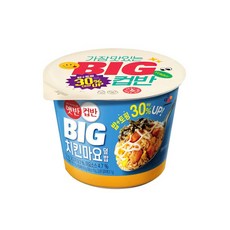 햇반 BIG 컵반 치킨마요 덮밥 313g x6개, 3개