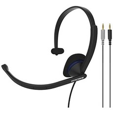 [해외직구]Koss CS195 Single-Sided On-Ear Communication Headset Noise-Cancelling Electret Microphon, One Color, One Color_One Size