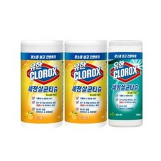 유한크로락스 세정살균티슈 시트러스 블랜드 75p x 2개 + 후레시 센트 35p, 7세트