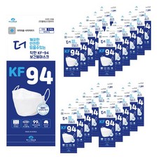 식약처 의약외품 국산 KF94 더착한 보건용 황사방역용 마스크 대형 3D입체형, 1매(개별포장)x50팩=50매, 1개