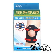 브랜드없음 닥터필 시원한매쉬 무릎보호대 의료기 1개 프리사이즈, 상세페이지 참조