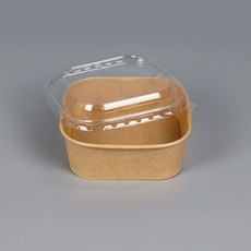 소량과일 베이커리 간식포장 사각종이용기 JH-BS-500B 세트