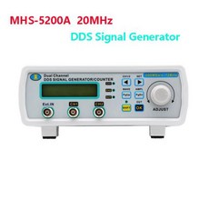 MHS-5200 임의 파형 디지털 듀얼 2-CH 신호원 주파수 계량기 카운터 DDS 신호 발생기 기능 6 MHz 12 MHz 20 MHz 25MHz, 15) 영국 - MHS-5220A20MHz, 1개
