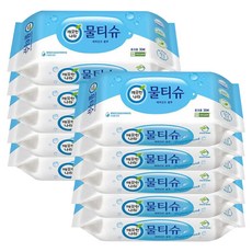 깨끗한나라 물티슈 페퍼민트 휴대용 30매 10개