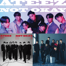 ATEEZ 에이티즈 일본 앨범 통상판+초회A+초회B 포카3장+특전 포카3장 NOT OKAY, 상품선택