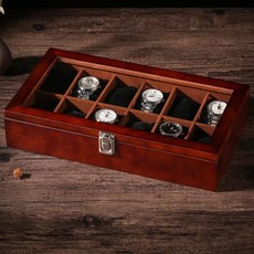 원목 12구 시계보관함 Wooden watch box