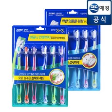 2080 딥터치/센서티브 칫솔 3+3입 x 2개 (12개), 02.센서티브 칫솔 12개