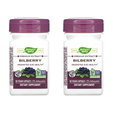 [1+1] 네이쳐스웨이 빌베리 추출물 60캡슐 안토시아닌 Bilberry
