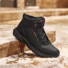 [S]스케쳐스 남성용 Skechers *겨울 기모쿠션*미끄럼방지 보온부츠 캐주얼 운동화 (사은품증정)