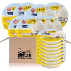 올따옴 맛있는 오뚜기밥 2종세트 (흰밥 210g 8개+작은밥 150g 8개), 16개