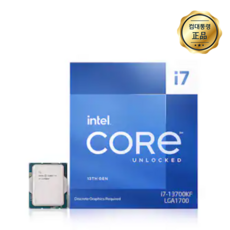 인텔 코어 intel core i7-13세대 13700KF 정품 벌크 새상품 당일배송, 배송