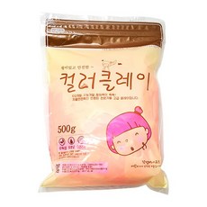 대한산업 컬러클레이 대용량 지퍼형, 500g, 보라