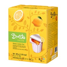 꽃샘 꿀 레몬차 포션 15T