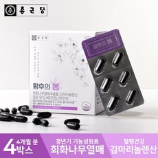 종근당 황후의봄 4박스, 60정, 4개