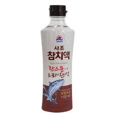 사조 참치액, 500g, 6개