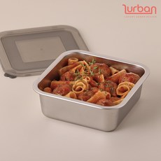 [본사직영][당일출고][A/S가능] 쉬젤 러반 스테인렌스 스퀘어밧드 (S) (밧드본체-16cm/커버/와이어랙), 1개, 밧드본체-16cm/커버/와이어랙