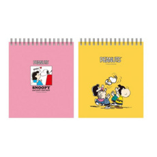 피너츠 스누피 상철 그리드 노트 Yellow + 랜덤 발송, 01 MIX, 6세트