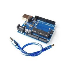 케이블 R3 프로토 쉴드 확장 보드 아두이노와 호환 UNO R3 개발 보드 ATMEGA328P CH340 ATEGA16U2, 04 UNO DIP with Cable, 1개