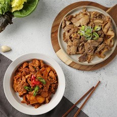 오너클랜 탐스돈 제주 흑돼지 백년초 불고기 2+2팩(양념2팩+고추장2팩/800g), 1
