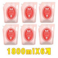 비앤비섬유유연제1800ml×6개