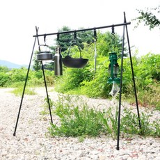 BRS 캠핑 감성 인디언 행어 수납 걸이 거치대 옷걸이 대형
